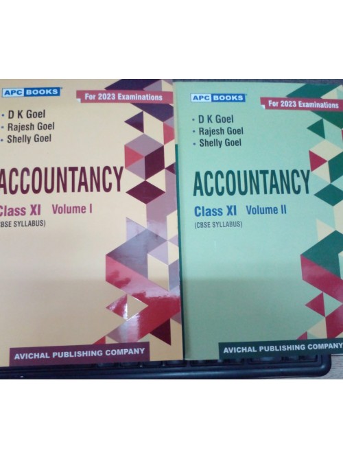 Accountancy Class-11 vol.1 & 2 on Ashirwad Publication